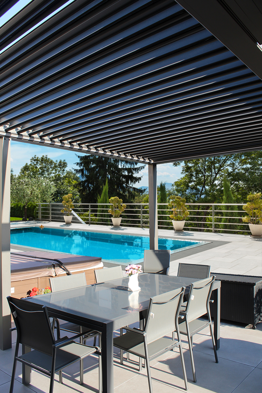 Pergola Piscine Binome