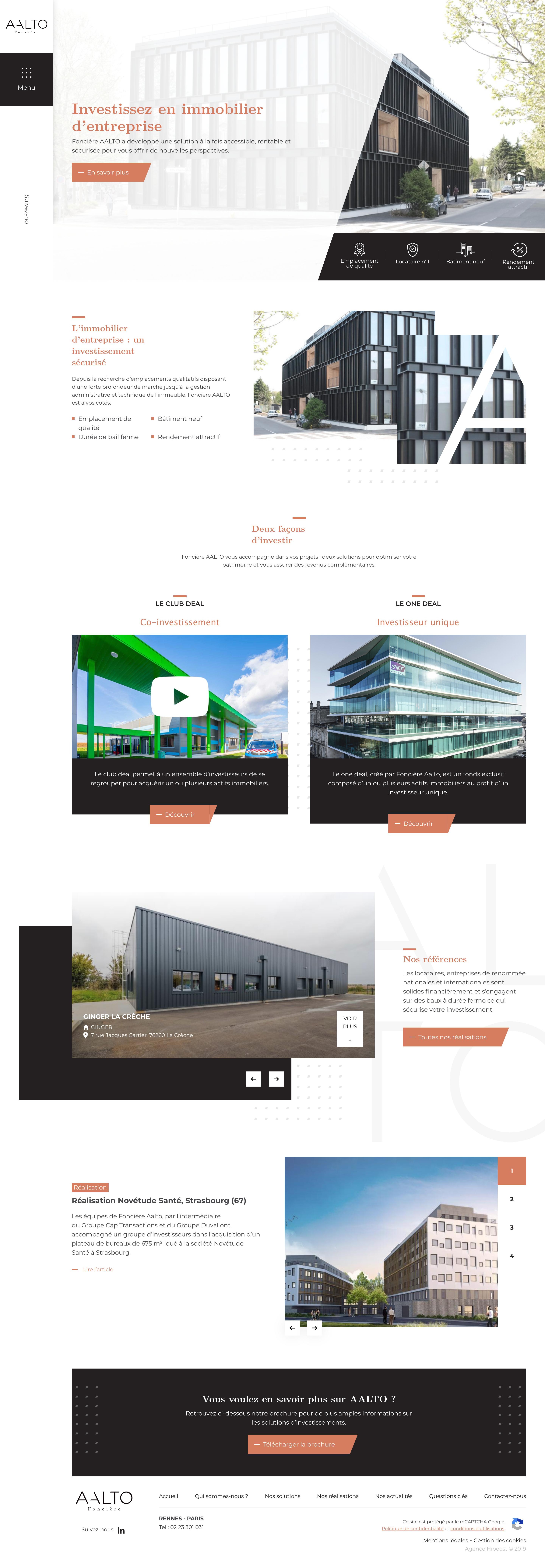 Webdesign Homepage Aalto
