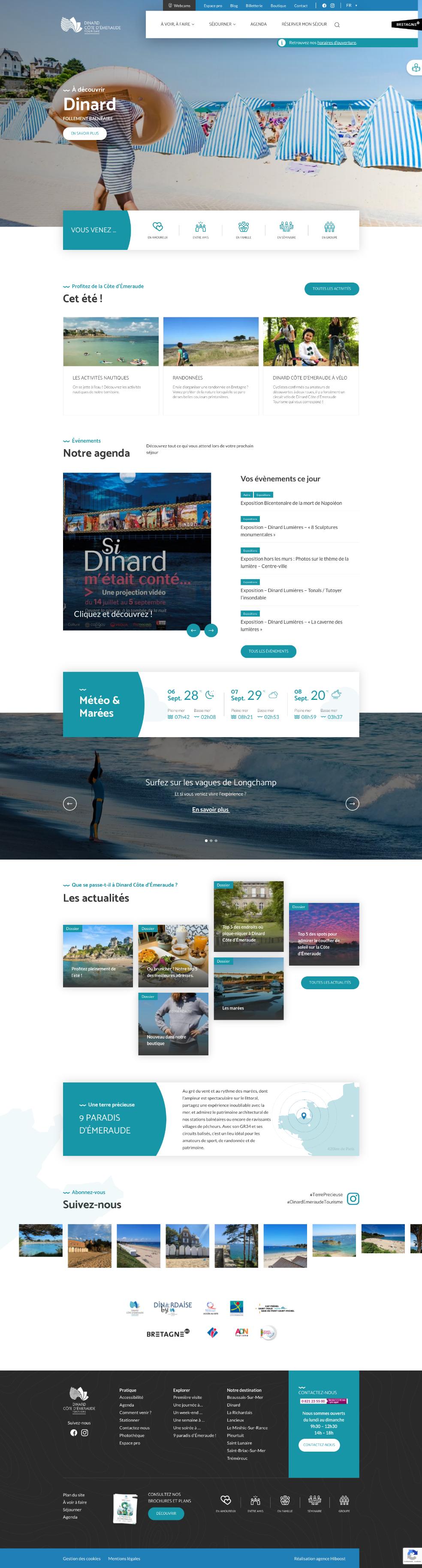 Webdesign Homepage Dinard