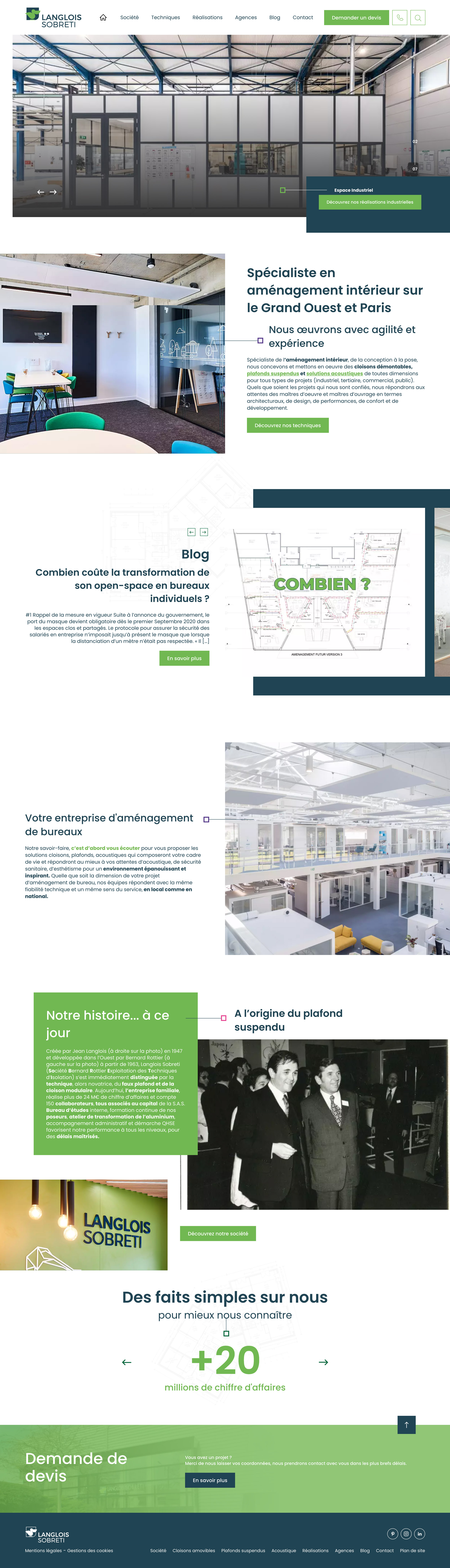 Webdesign Homepage Langlois Sobreti2