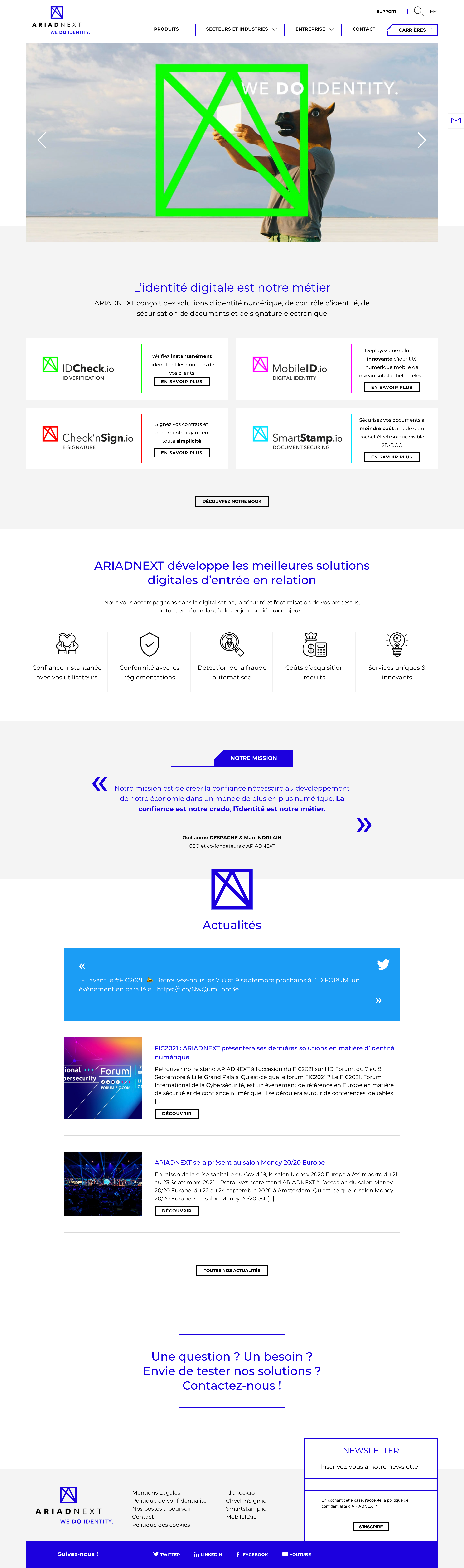 Fireshot Capture 343 Solutions D'identité Digitale 100 % Automatisées Ariadnext Fr.ariadnext.com