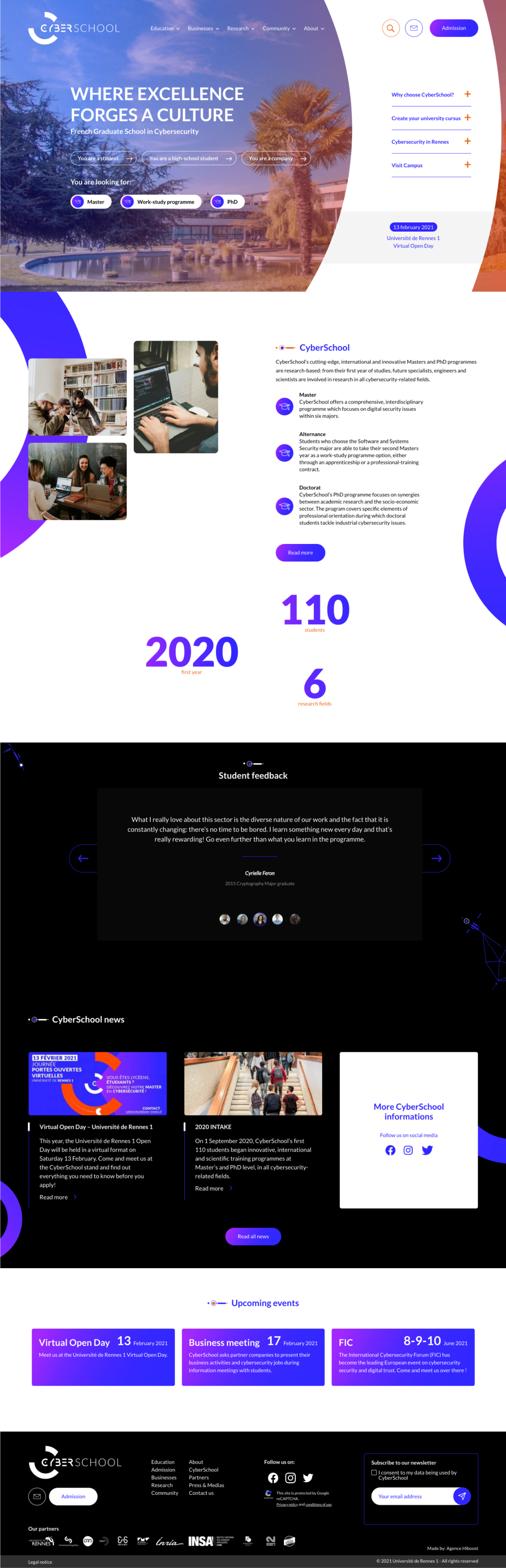 Site Internet Cyberschool