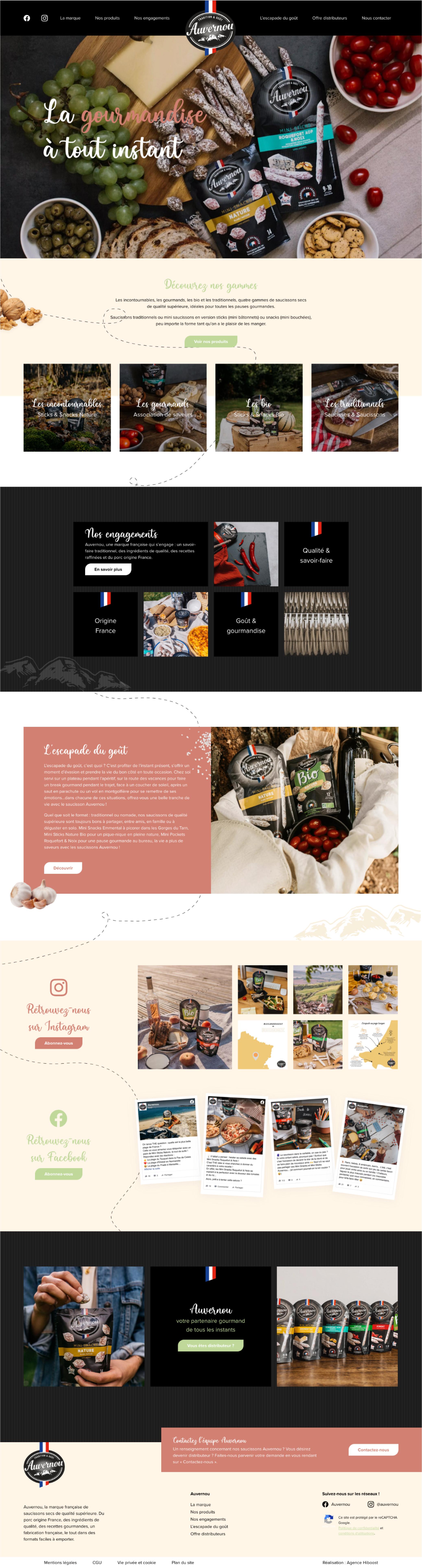 Webdesign Homepage Auvernou