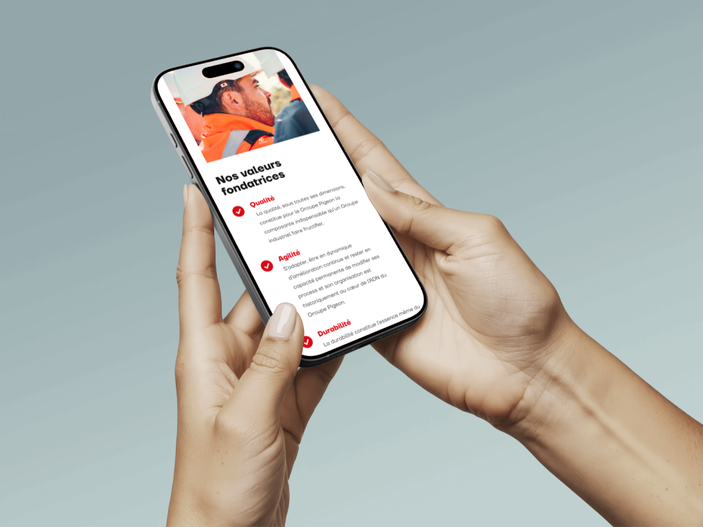 Site Pigeon Mobile