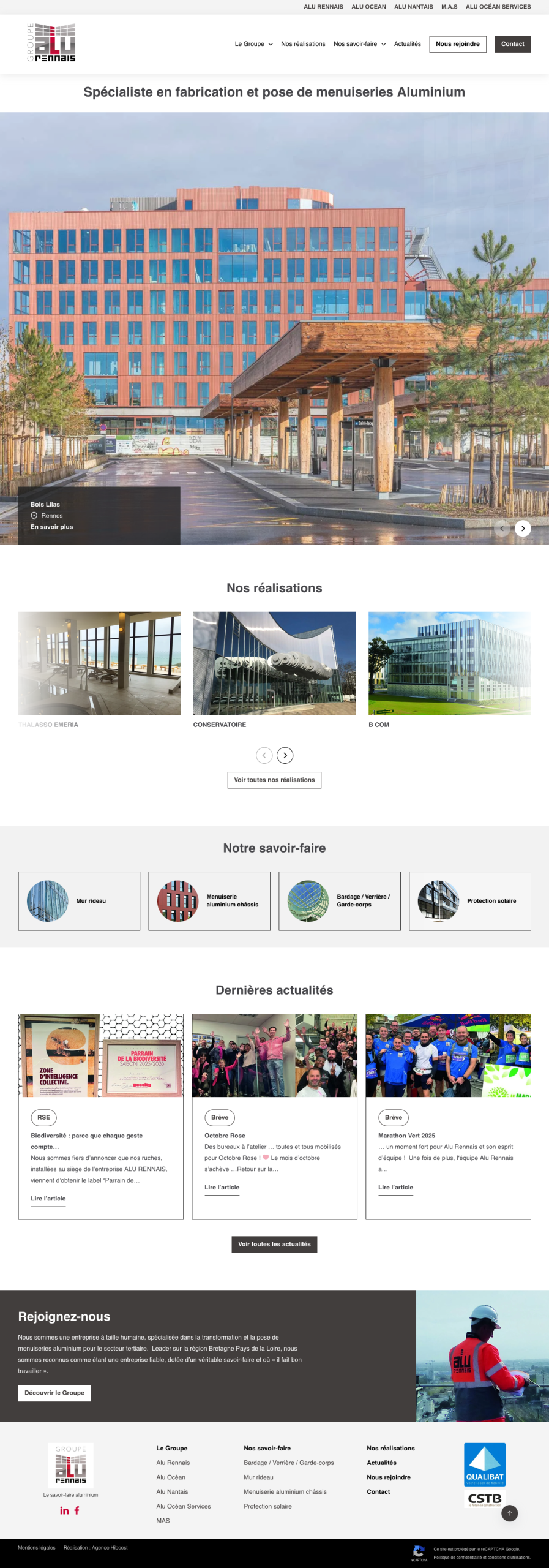 Homepage Alu Rennais