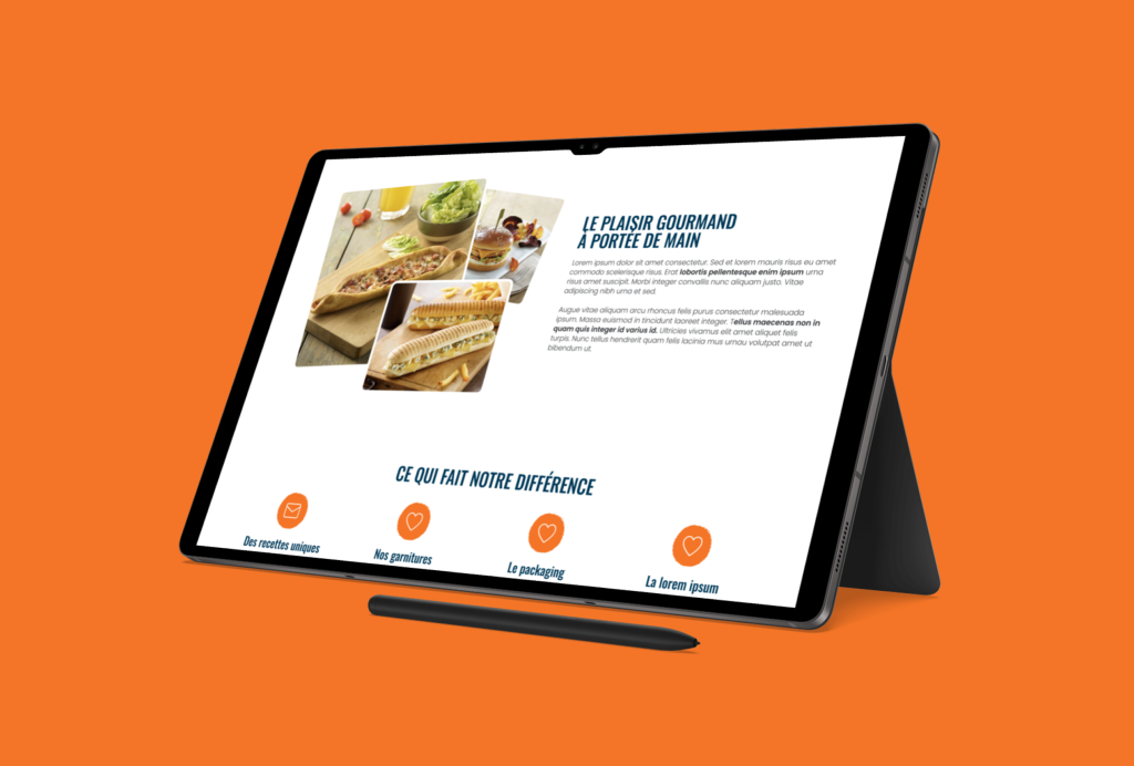 Realisation Mockup Tablette Maison Sapresti