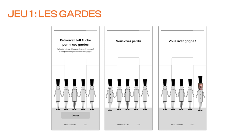 Wireframe Jeu Blanc De Boeuf